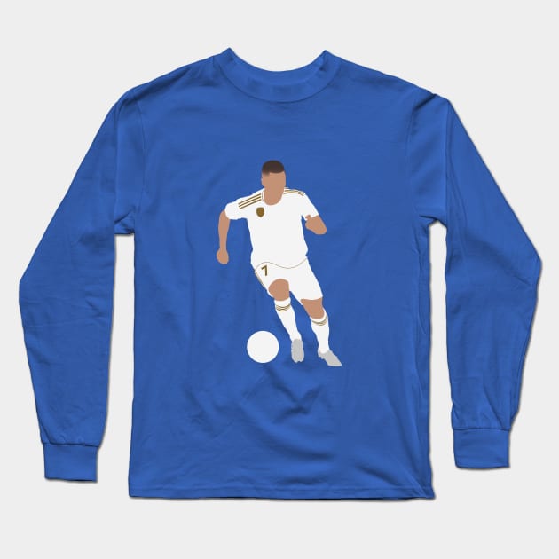 Eden Hazard Long Sleeve T-Shirt by CulturedVisuals